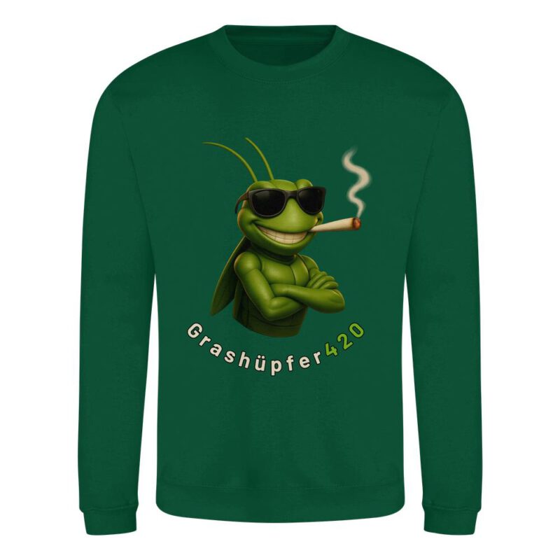 Grashüpfer420_real - Basic Sweatshirt – Bild 3