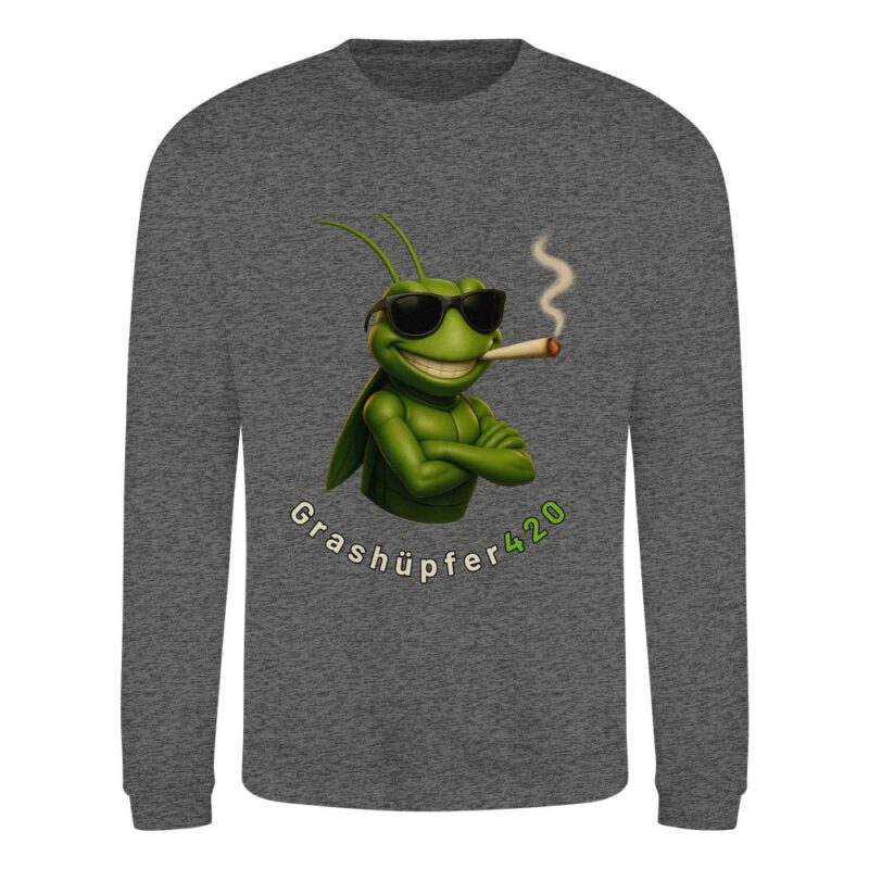 Grashüpfer420_real - Basic Sweatshirt – Bild 5
