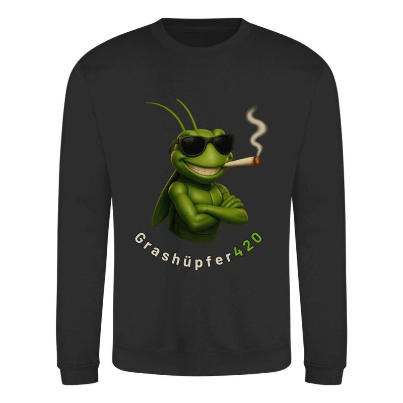 Grashüpfer420_real - Basic Sweatshirt – Bild 7