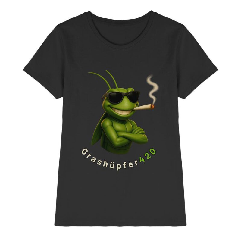 Grashüpfer420_real - Ladies Premium Shirt – Bild 2