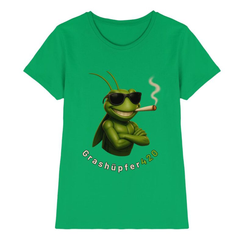 Grashüpfer420_real - Ladies Premium Shirt – Bild 6