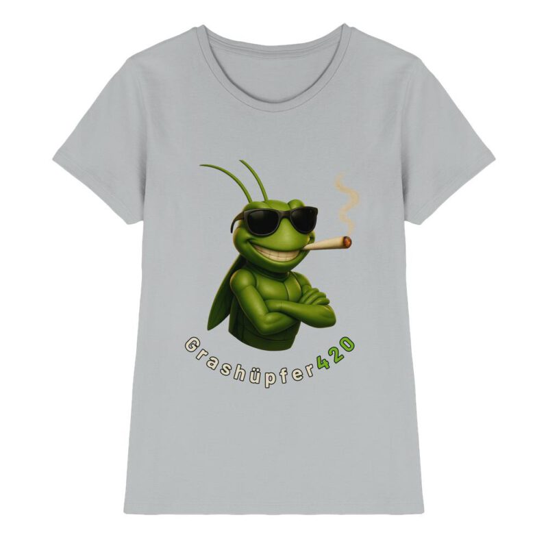 Grashüpfer420_real - Ladies Premium Shirt – Bild 8