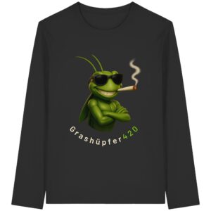 Grashüpfer420_real - Organic Longsleeve T-Shirt