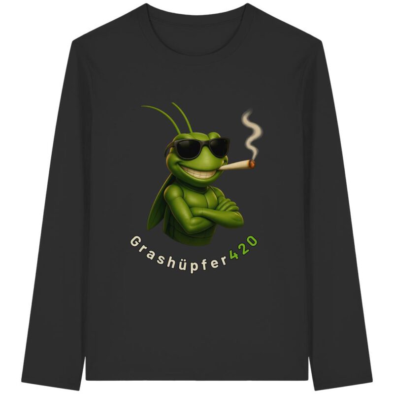 Grashüpfer420_real - Organic Longsleeve T-Shirt