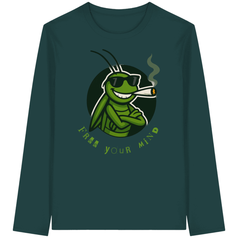 Free your mind - Organic Longsleeve T-Shirt – Bild 2
