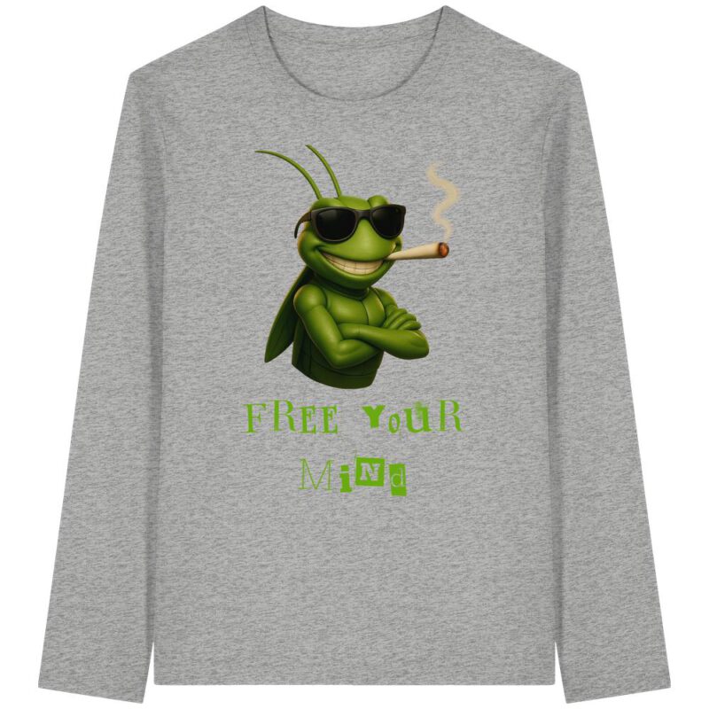 Free your mind_ - Organic Longsleeve T-Shirt – Bild 3