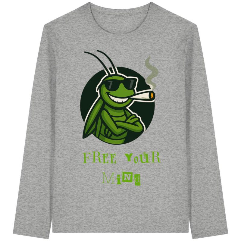FREE YOUR MIND - Organic Longsleeve T-Shirt – Bild 3