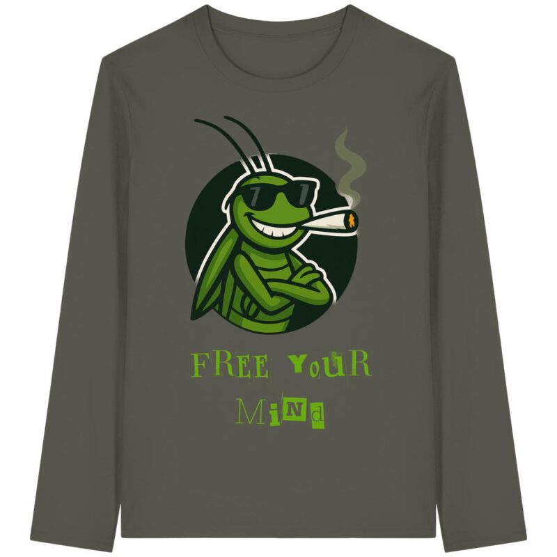 FREE YOUR MIND - Organic Longsleeve T-Shirt – Bild 4