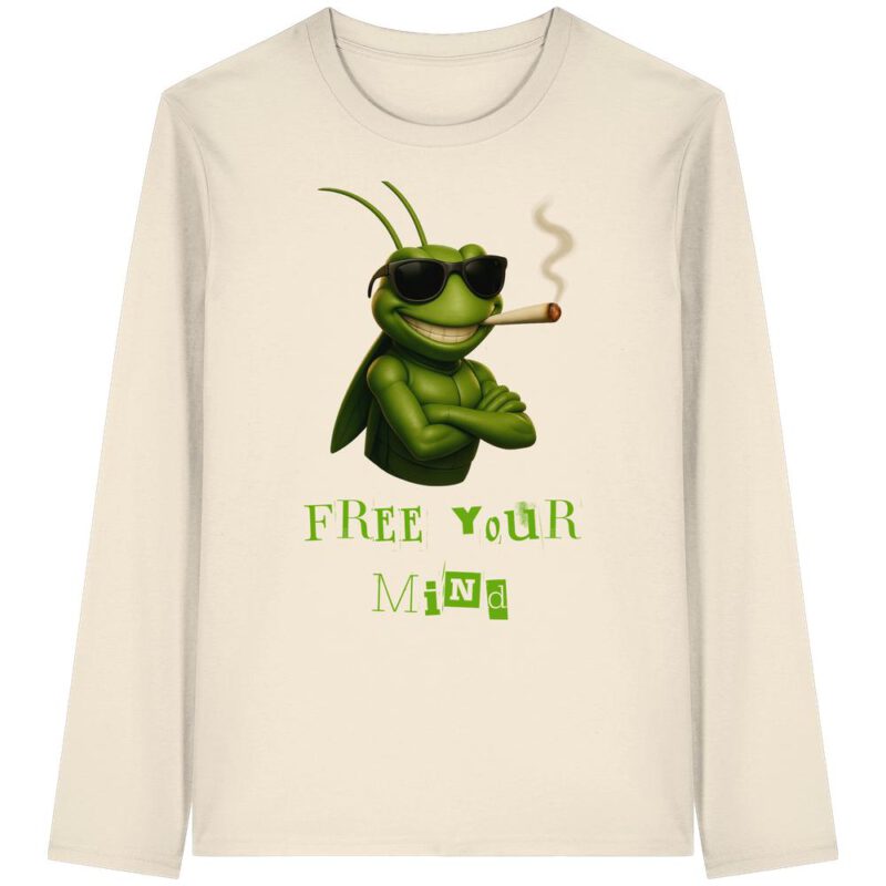 Free your mind_ - Organic Longsleeve T-Shirt – Bild 5
