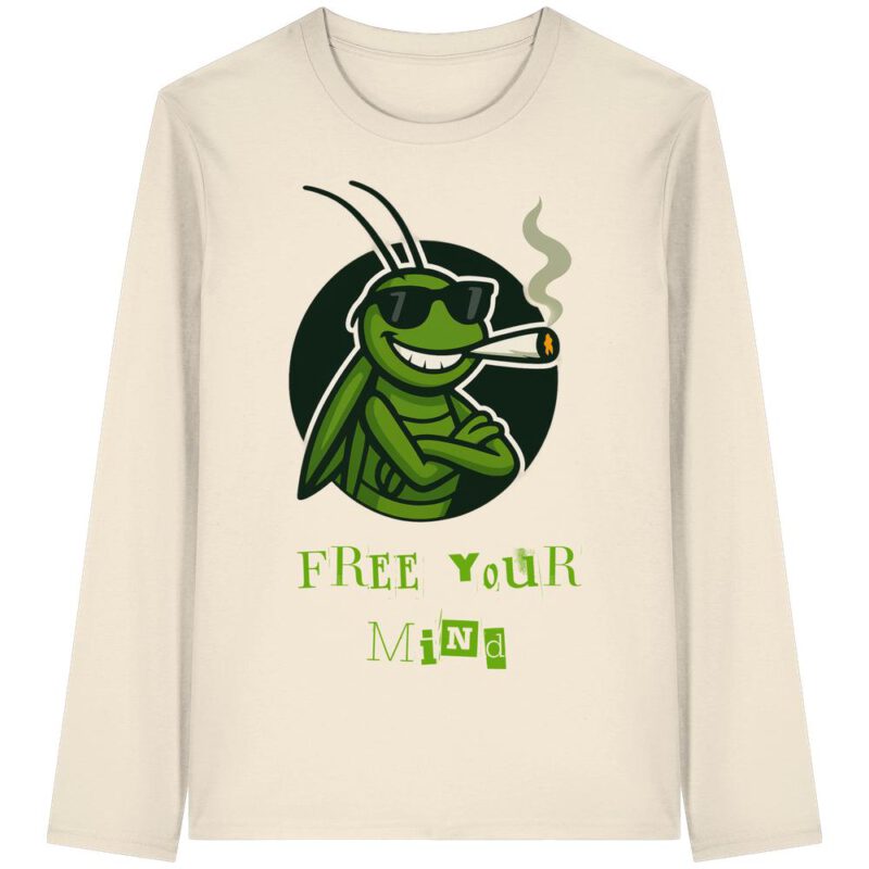 FREE YOUR MIND - Organic Longsleeve T-Shirt – Bild 5