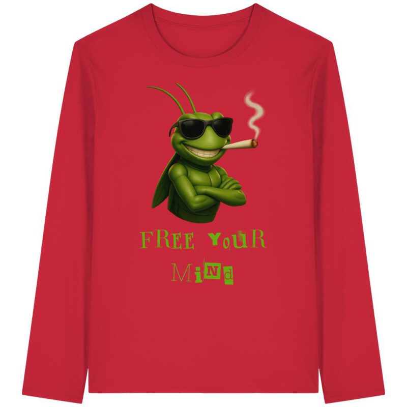 Free your mind_ - Organic Longsleeve T-Shirt – Bild 6