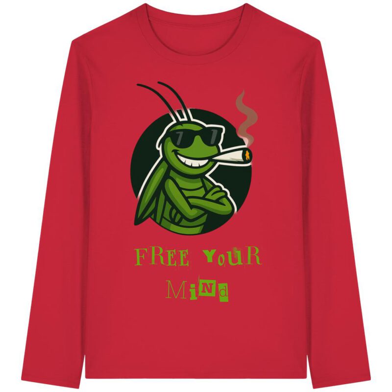 FREE YOUR MIND - Organic Longsleeve T-Shirt – Bild 6