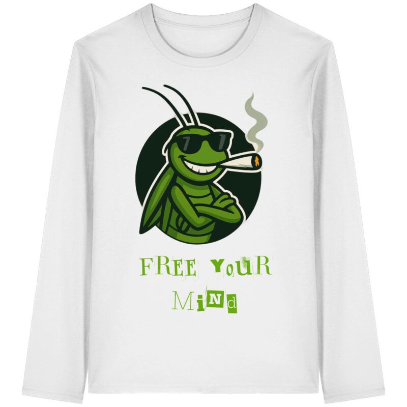 FREE YOUR MIND - Organic Longsleeve T-Shirt – Bild 7