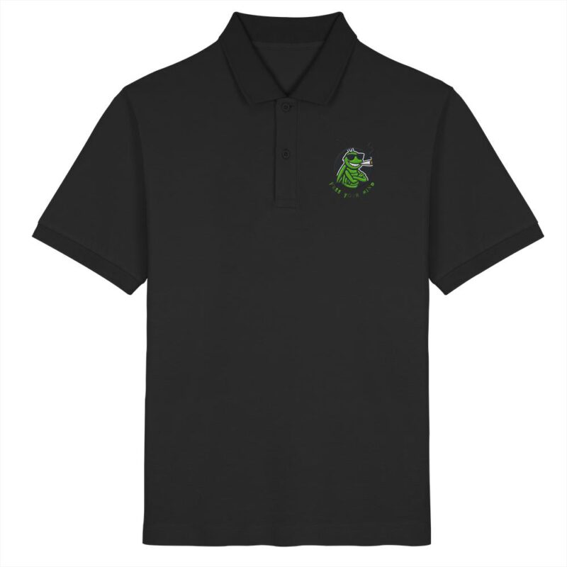 FREE YOUR MIND Jacket - Organic Poloshirt (Stick) – Bild 3