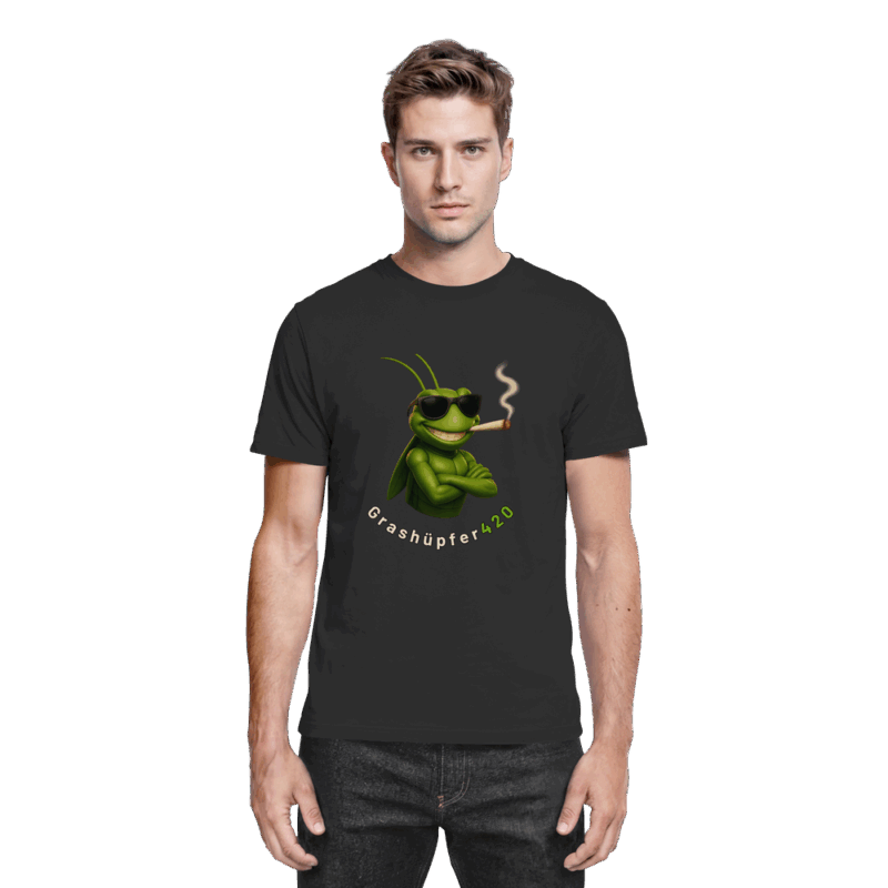 Grashüpfer420_real - Premium Shirt – Bild 4