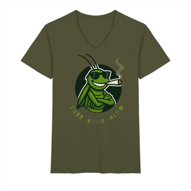Free your mind - V-Neck Shirt – Bild 4