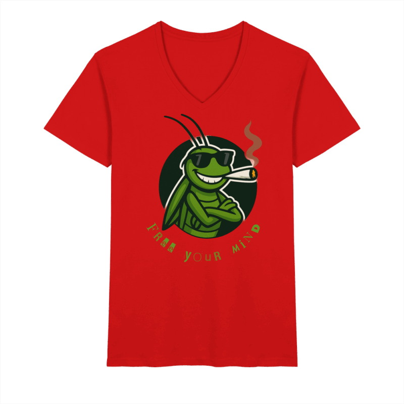 Free your mind - V-Neck Shirt – Bild 8
