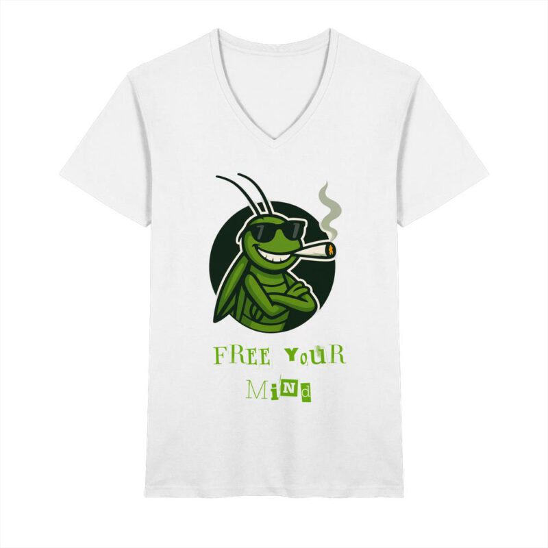 FREE YOUR MIND - V-Neck Shirt – Bild 2